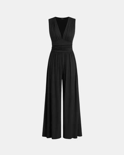 Sultana | Sleeveless Wide-Leg Jumpsuit