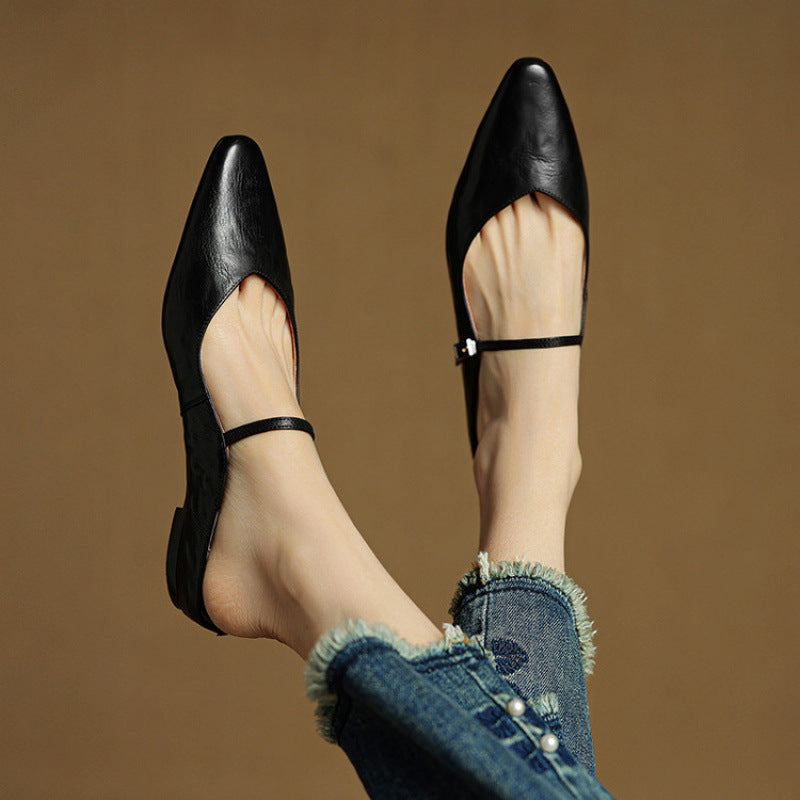 Renata | Genuine Leather Mules