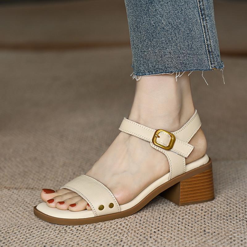 Aurelia | Low-Heel Elegant Comfort Sandals