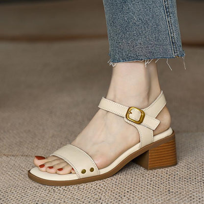 Aurelia | Low-Heel Elegant Comfort Sandals