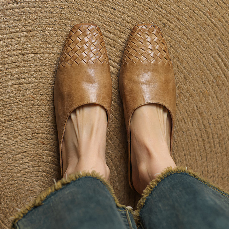 Helma | Woven Comfort Mules
