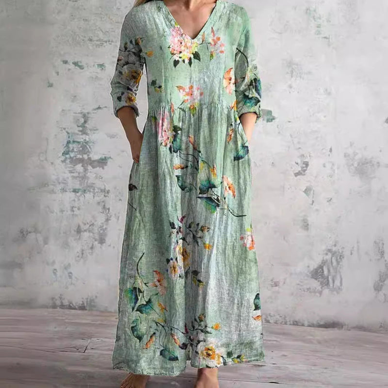 Maya | Floral Fall Dress
