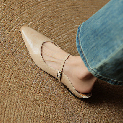 Renata | Genuine Leather Mules