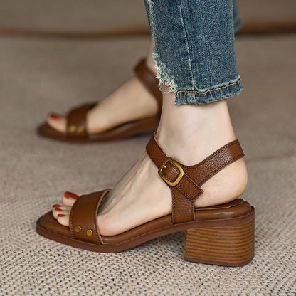 Aurelia | Low-Heel Elegant Comfort Sandals