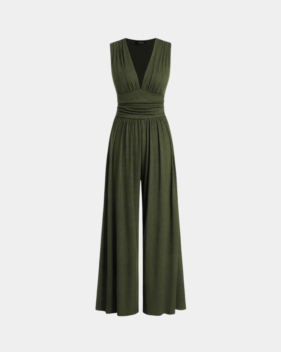 Sultana | Sleeveless Wide-Leg Jumpsuit