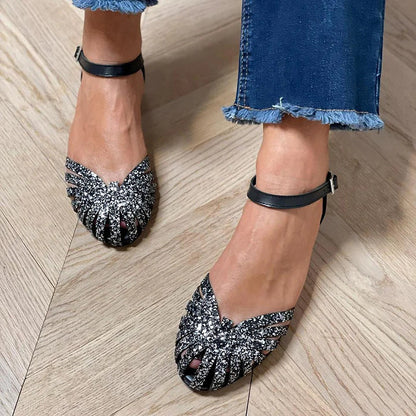 Luce | Crystal-Embellished Flats
