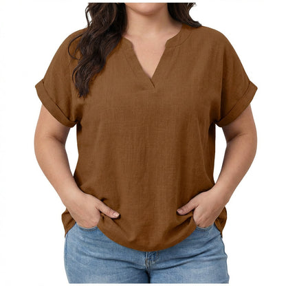 Vienne | Relaxed V-Neck Blouse