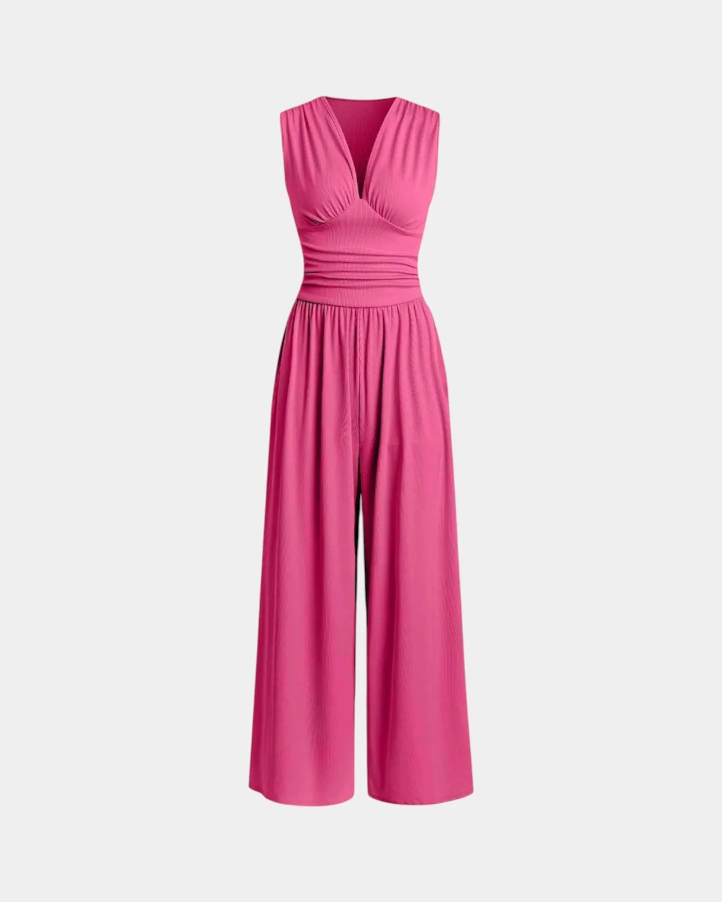 Sultana | Sleeveless Wide-Leg Jumpsuit