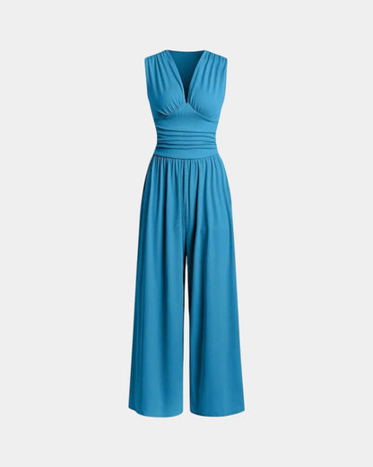 Sultana | Sleeveless Wide-Leg Jumpsuit