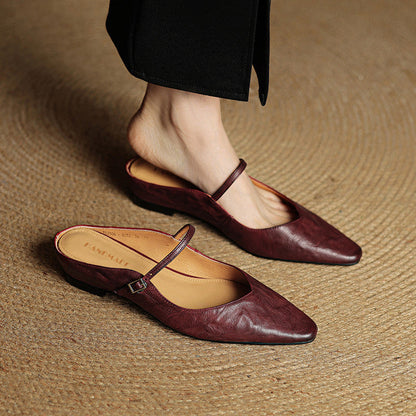Renata | Genuine Leather Mules
