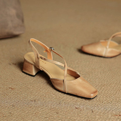 Valenne Leather Heels
