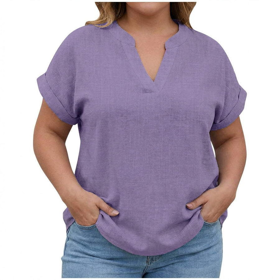 Vienne | Relaxed V-Neck Blouse