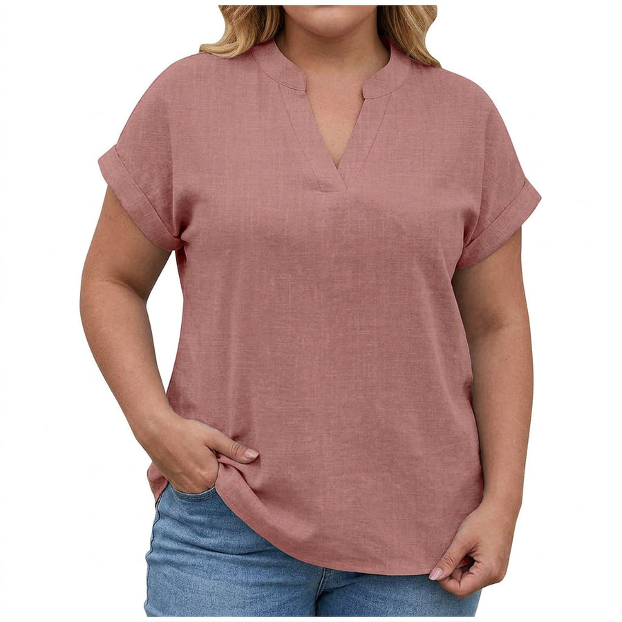 Vienne | Relaxed V-Neck Blouse
