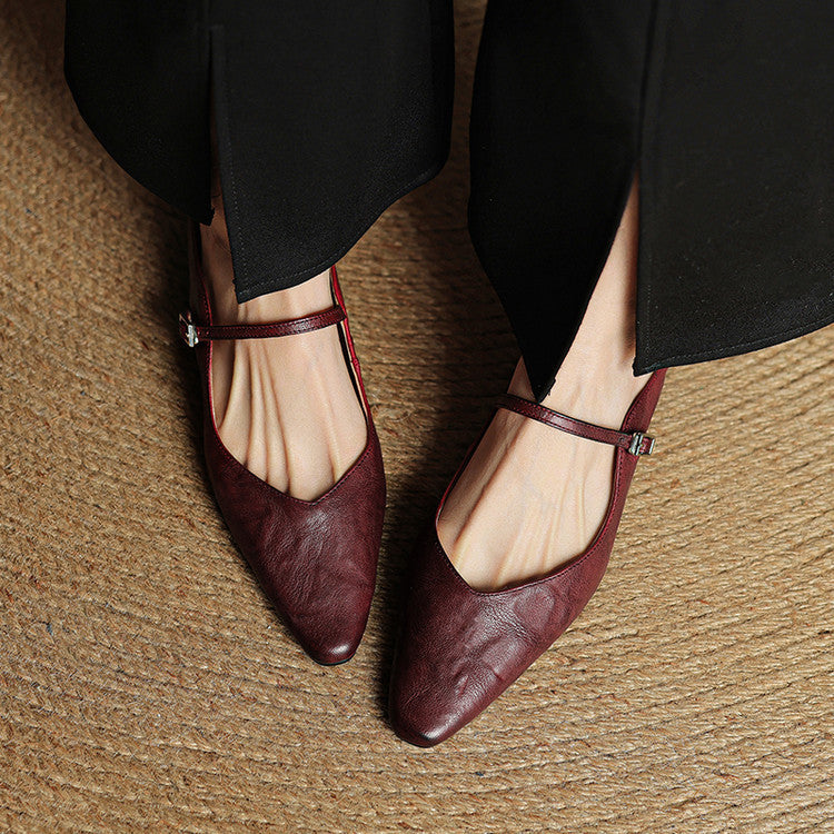 Renata | Genuine Leather Mules