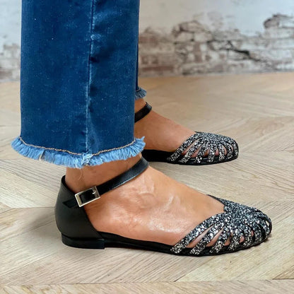 Luce | Crystal-Embellished Flats