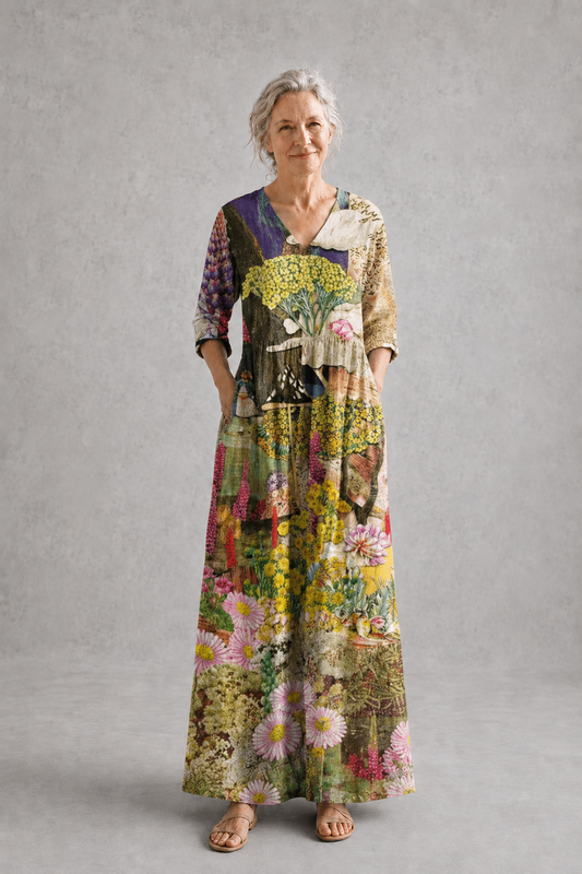 Olda | Multicolor Floral Summer Dress