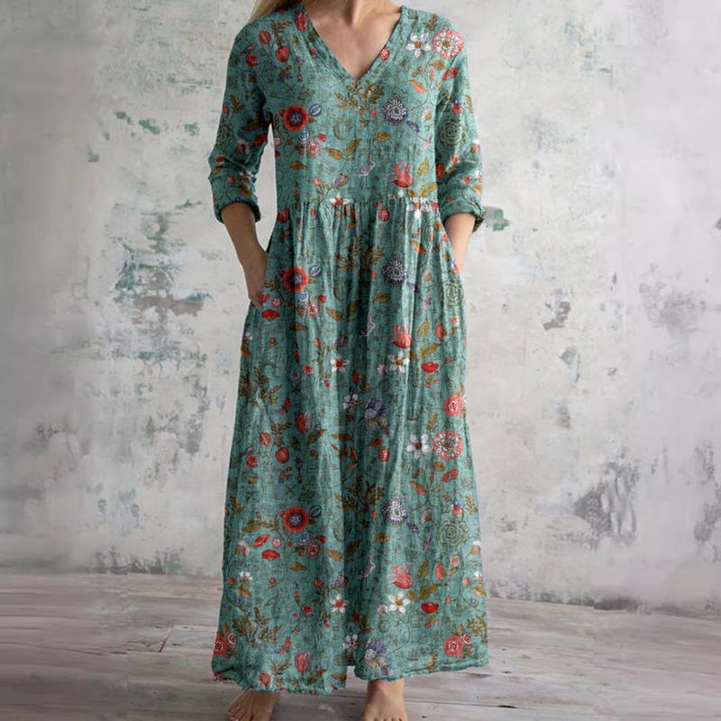Olivia | Floral Fall Dress