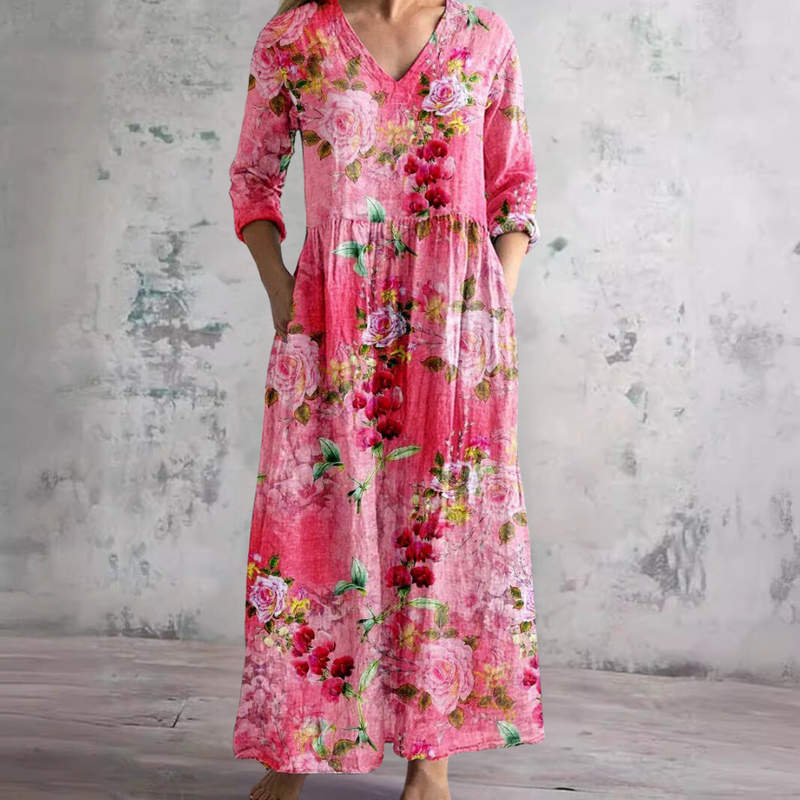 Wenda | Floral Fall Dress