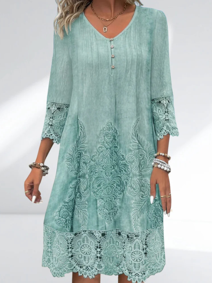 Lana | Timeless Lace Midi Dress