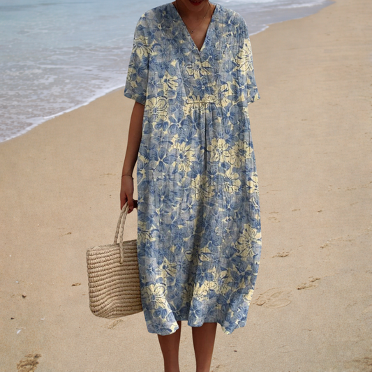 Éléonore | Floral Maxi Dress - women's dress