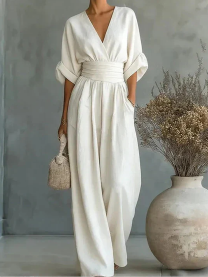 Chiara | Flowing Long Jumpsuit