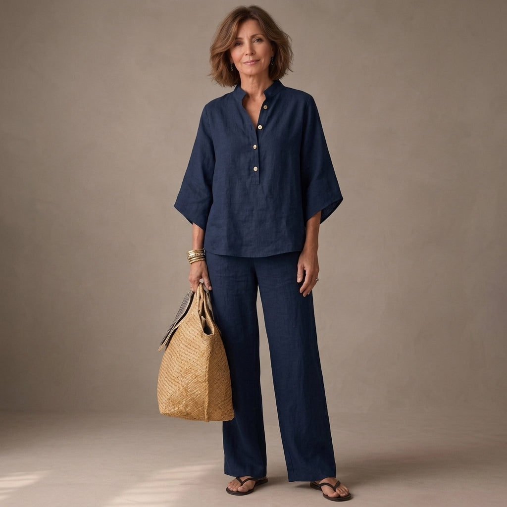 Carlota | Relaxed Palazzo Two-Piece Set