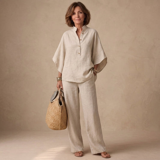 Carlota | Elegant Two-Piece Palazzo Set