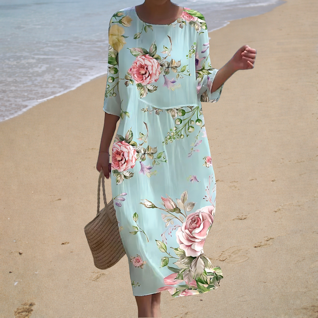 Joséphine | Midi Dress Floral - women's dress