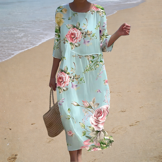 Joséphine | Midi Dress Floral - women's dress