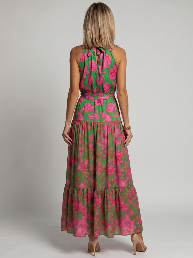 ROWEN | Draped Halter Dress