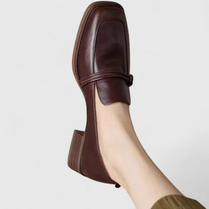 Tiziana | Retro Square-Toe Loafers