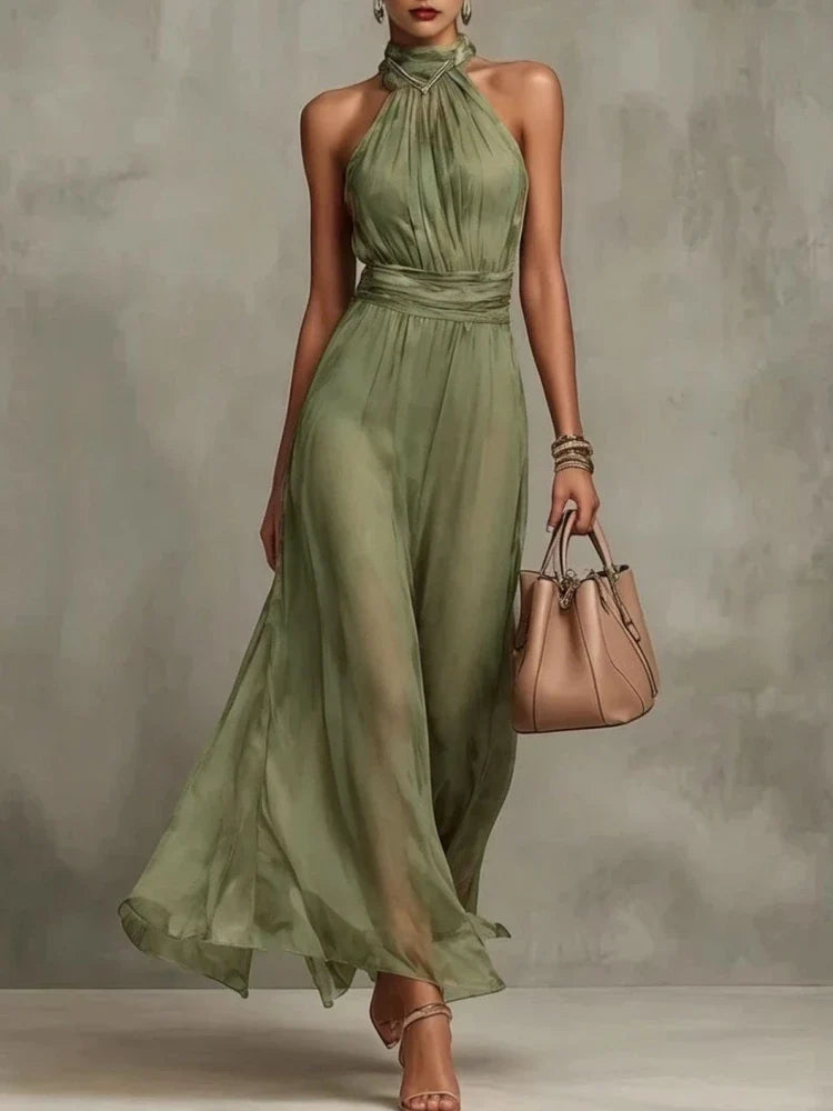 Livia | Elegant Chiffon Maxi Dress