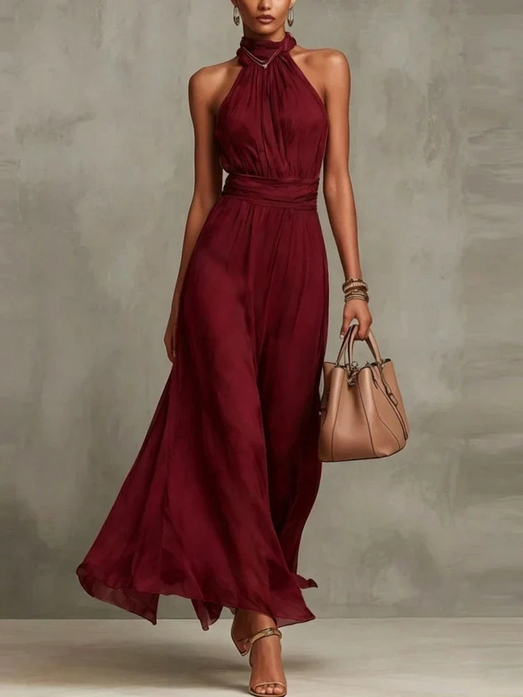 Livia | Elegant Chiffon Maxi Dress