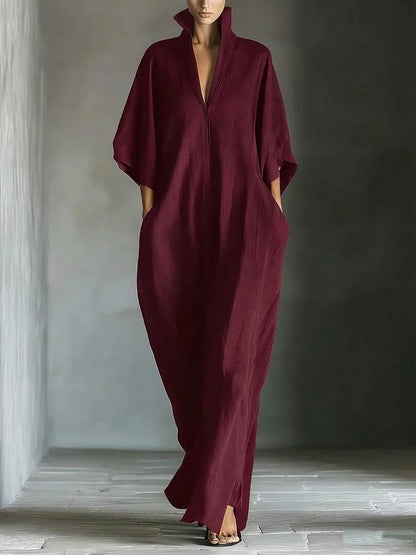 Cosima | V-Neck Maxi Dress