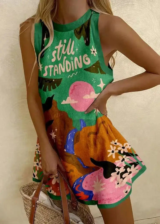 BellaVista | Sleeveless Sun Dress