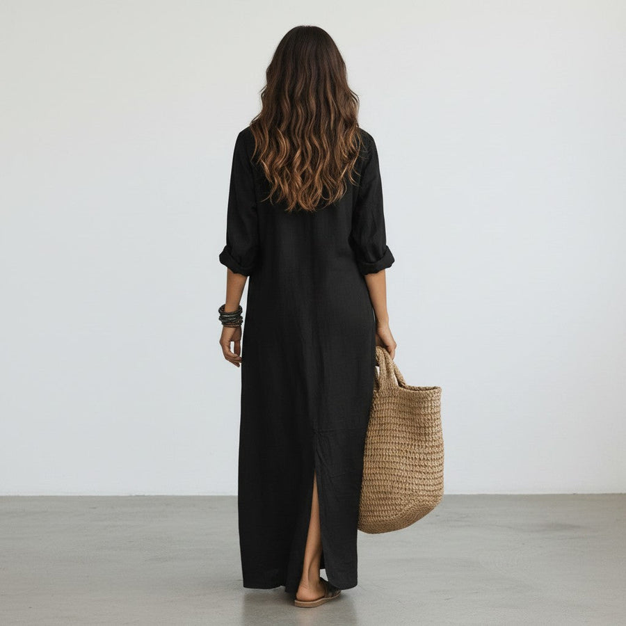 Beatrix | Maxi Shirt Dress