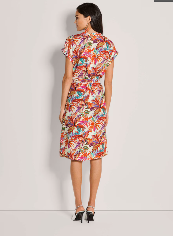 Madeleine | Palm Print Summer Dress
