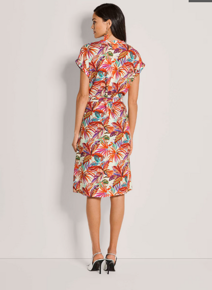 Madeleine | Palm Print Summer Dress