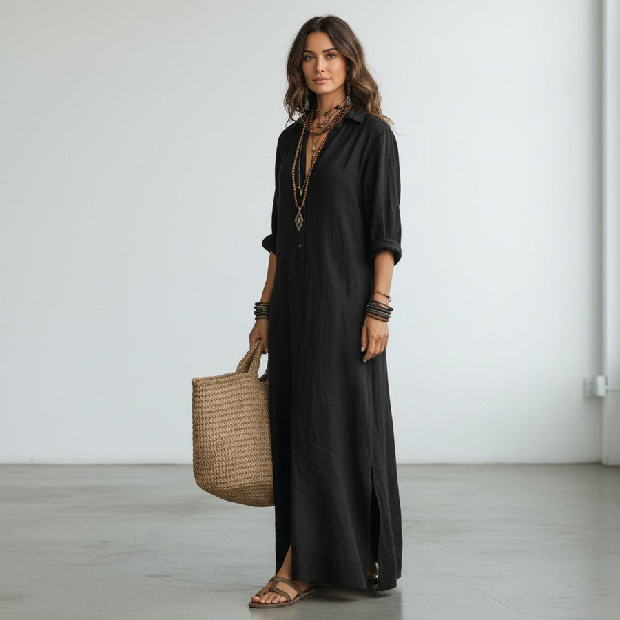 Beatrix | Maxi Shirt Dress