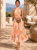 Elza | Halter-Neck Dress