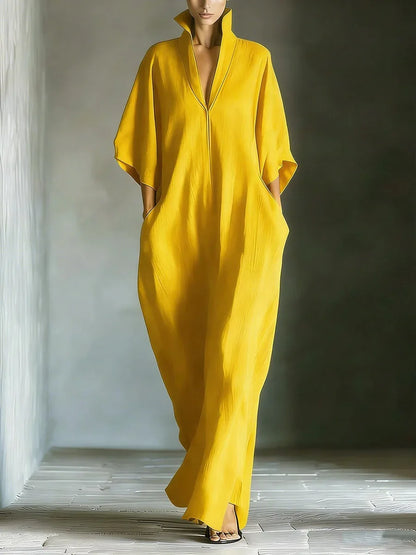 Cosima | V-Neck Maxi Dress