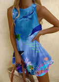 PalmAura | Sleeveless Sun Dress
