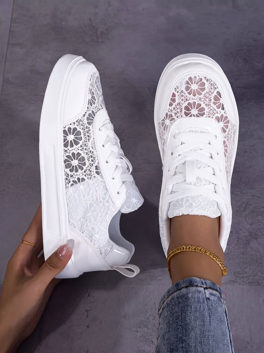 Fiore | Floral Lace Sneakers