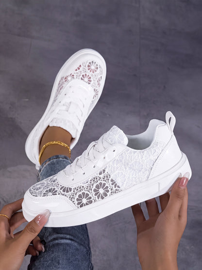 Fiore | Floral Lace Sneakers