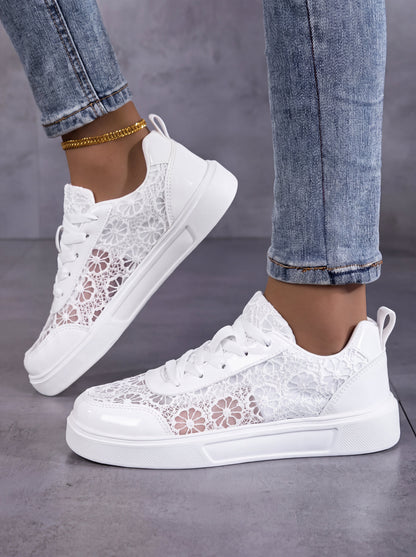 Fiore | Floral Lace Sneakers