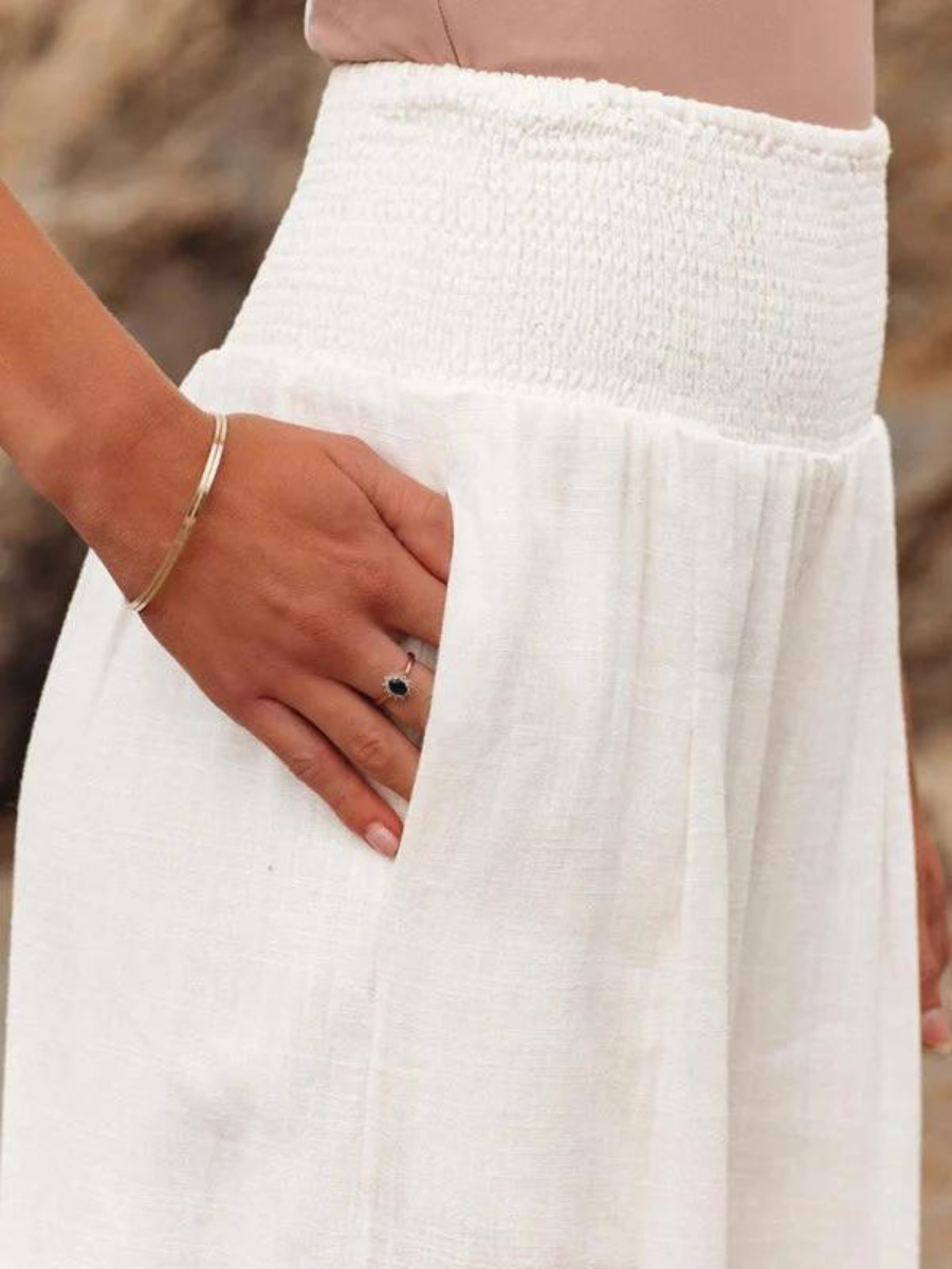 Susan | Flowing Wide-Leg Beach Pants