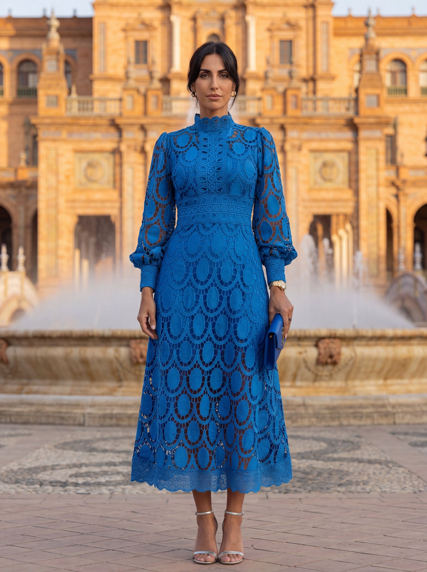 CLAIRE | Maxi Dress with Long Sleeves