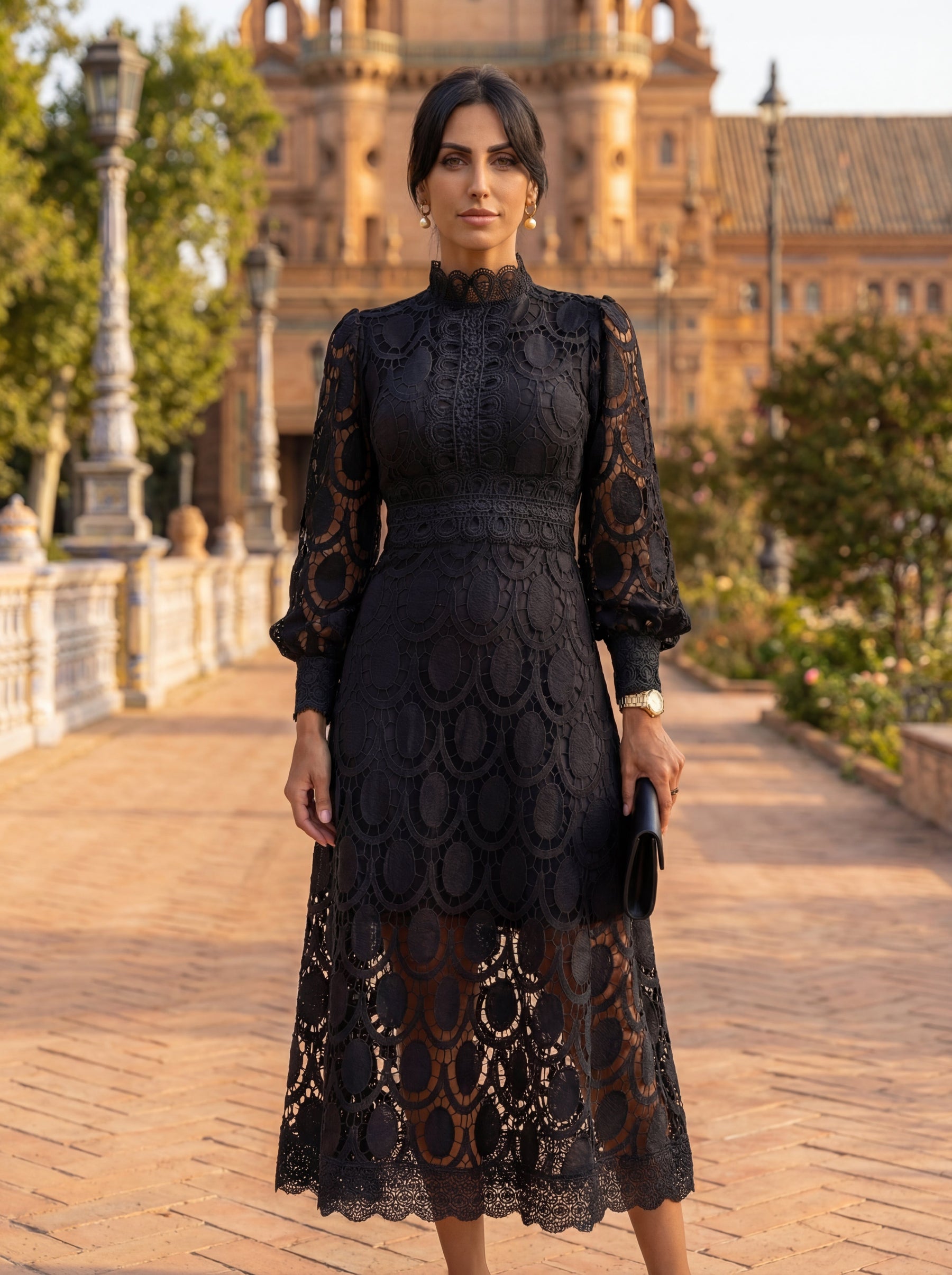 CLAIRE | Maxi Dress with Long Sleeves
