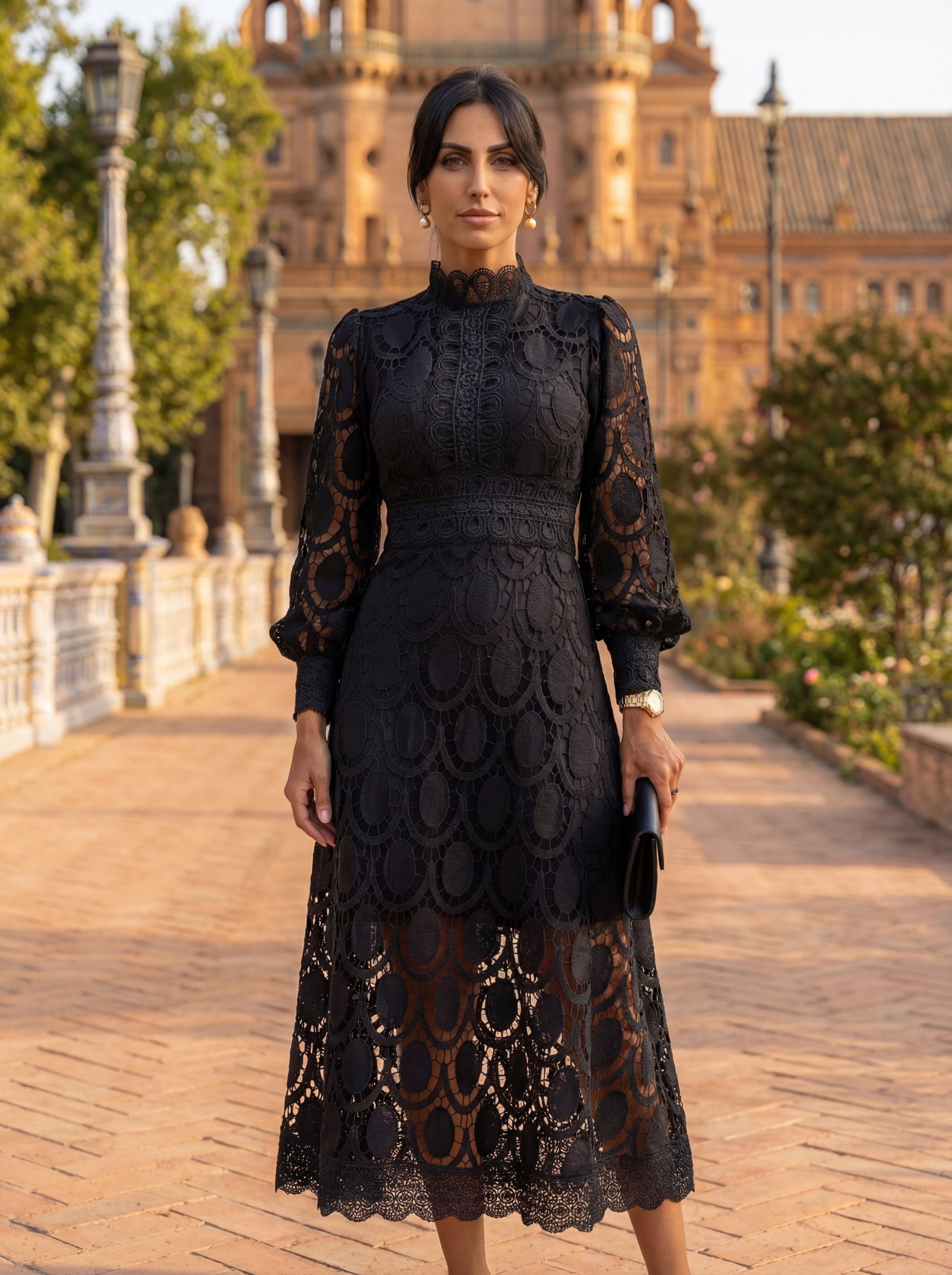 CLAIRE | Maxi Dress with Long Sleeves