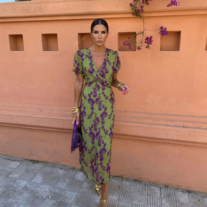 Ani | Elegant Puff-Sleeve Dress